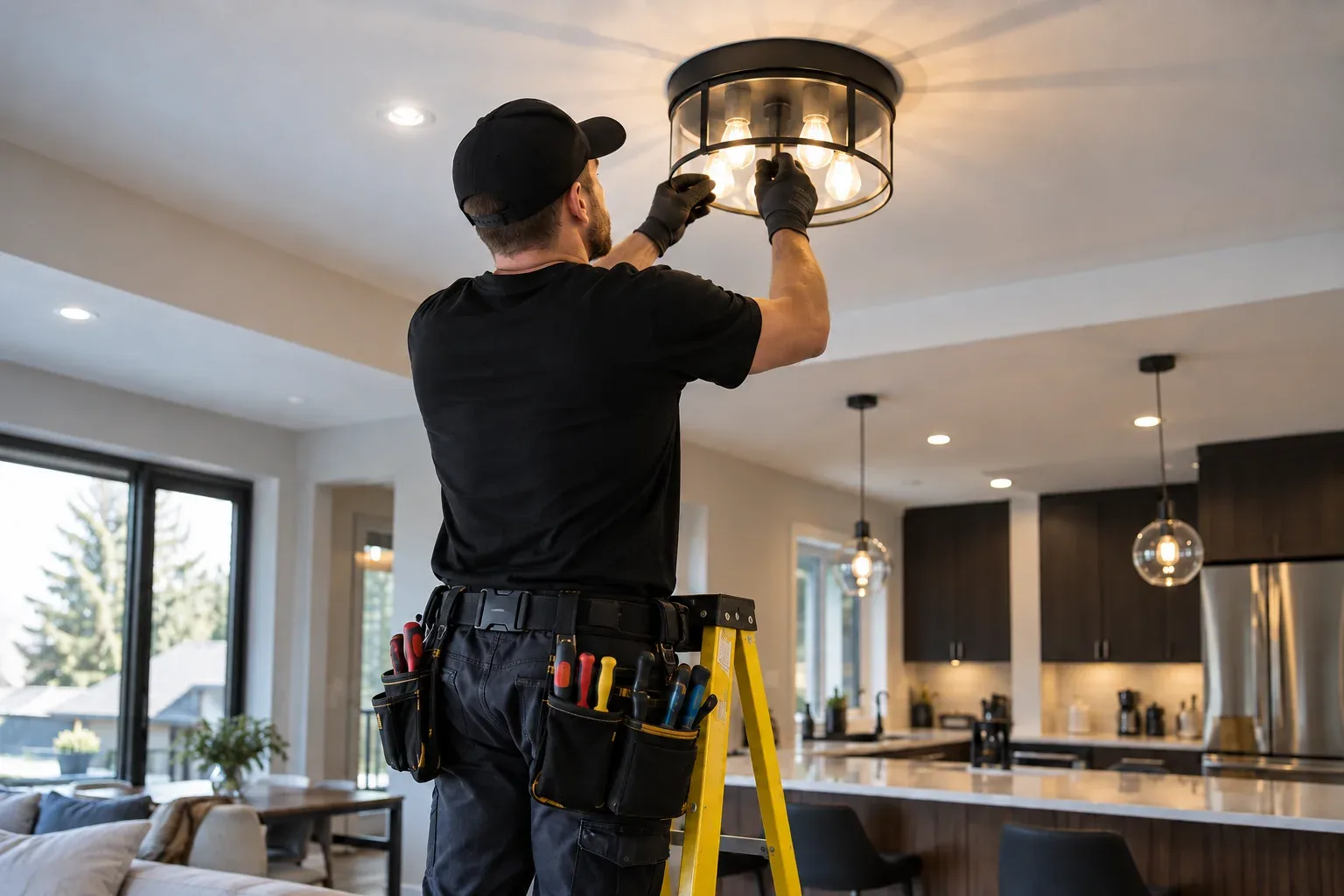 Lighting installation in Hamilton